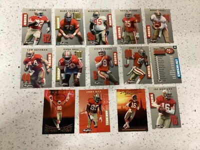 1992 Skybox Primetime 49ers TEAM SET Sweet Sixteen Montana, Speed and MVP Rice, - Image 1 of 4