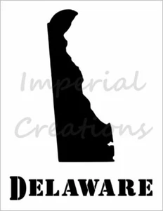Hoja de plástico DELAWARE State Shape EE. UU. Word 8,5 x 11 20 mil NUEVA S452 - Imagen 1 de 2