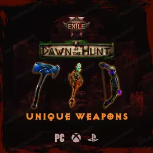 🔶Path Of Exile 2 DAWN OF THE HUNT🔶ALL UNIQUE WEAPONS🔶POE2 ITEMS🔶 - Picture 1 of 61
