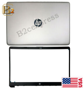 New For HP 15-DW 15s-DY 15s-DU TPN-C139 LCD Back Cover Case+Front Bezel Cover