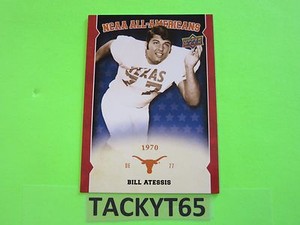 2011 UD UNIVERSITY OF TEXAS FB NCAA ALL-AMERICANS SINGLE  CARD(S)