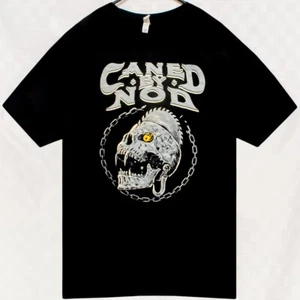 CANED BY NOD Rock Metal Skull Mens T Shirt Size 3XL Bella-Canvas Black - Picture 1 of 4