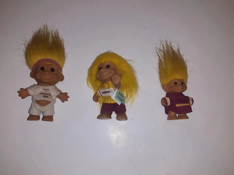 NFL (Washington Redskins) (Collectibles Lot) *Trolls* *Football* (Russ)1980-1990 Cover