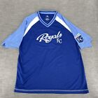 Eric Hosmer Kansas City Royals Jersey Style T Shirt Men L Embroidered Tee 