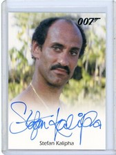 STEFAN KALIPHA 2009 RITTENHOUSE JAMES BOND ARCHIVES FULL-BLEED Autograph AUTO