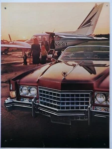1973 Cadillac Eldorado Cabrio Vintage Original Print Ad 8,5 x 11" 2 page - Bild 1 von 8