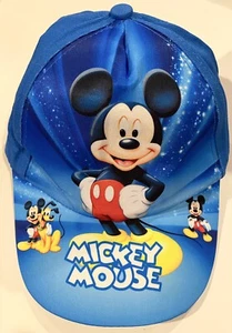GORRA GORRA DE BÉISBOL AJUSTABLE MICKEY MOUSE para niños azul Disney ¡NUEVA!! - Imagen 1 de 3