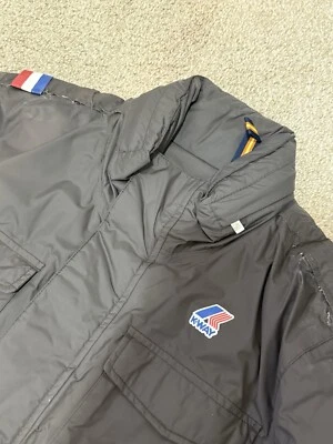 Chaqueta acolchada K-WAY para hombre Manfield Thermo Plus calce ajustado gris marrón (casi oliva) Foto 1 de 4