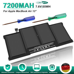 7200mAh A1405 A1496 Akku Für Apple MacBook Air 13 A1369 A1466 2015 2013 Batterie
