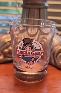 Vintage Bubba Gump Shrimp Co Restaurant Maui HI Souvenir Shot Glass - Picture 1 of 4