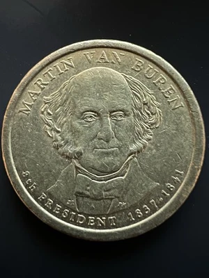 2008 P Martin Van Buren Presidential Dollar Circulated - Image 1 of 3