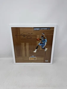 CARMELO ANTHONY SIGNED AUTOGRAPH FLOORBOARD FRAMED DENVER NUGGETS PSA/DNA COA - Picture 1 of 3
