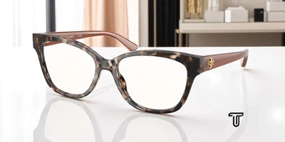 Lentes de demostración para mujer TORY BURCH TY2079 1682 marrón perla tortuga 53 mm Foto 1 de 4