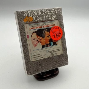 Factory Sealed Doctor Zhivago David Lean's Film Soundtrack 8 Track Stereo NOS - Picture 1 of 4