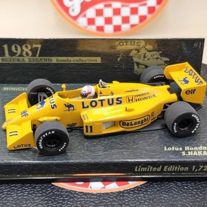 MINICHAMPS 1/43 Lotus Honda 99T S. Nakajima Suzuka Legend 1987 409870011 - Picture 1 of 7