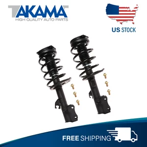 2 pcs TAKAMA Complete Front Strut Coil Spring Set Kit For 14-19 NISSAN SENTRA - Picture 1 of 11