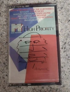 MTV High Priority Cassette SEALED Stevie Nicks Whitney Houston Heart Bananarama - Picture 1 of 4