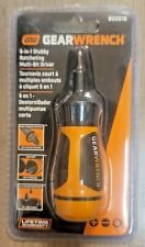 Gearwrench 7pc 6-in-1 Stubby Ratcheting Screwdriver w/Bit Storage Handle #80061R