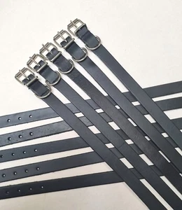 10× Echt LEDER Schnallen RIEMEN Halsbänder Utility 3/4 Zoll - 19 mm 2,8-3,0 mm - Bild 1 von 6
