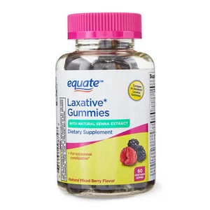 Equate Natural Senna Laxative Gummies for Occasional Constipation, 60 Count - Picture 1 of 6