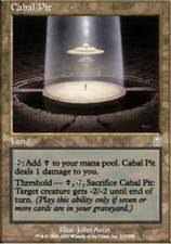 MTG magic cards 2x x2 Light Play, English Cabal Pit Odyssey