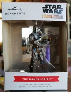 2021 Hallmark Christmas Tree Ornaments STAR WARS THE MANDALORIAN (Beskar) New - Picture 1 of 4