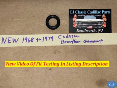 NEW 1968-1979 CADILLAC 472/500/425 ENGINE VALVE COVER OIL BREATHER GROMMET - Image 1 of 4
