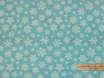 Owl Be Home for Christmas Snowflake SPX Fabric by the 1/2 Yard   #25587 - Image 1 of 2
