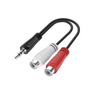 Hama Audio Adapter 3,5mm Aux Klinke auf Cinch-Kupplung Stereo HiFi Speaker PC - Bild 1 von 1