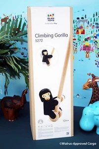 ANTHROPOLOGIE TREPADOR GORILA JUGUETE DE EMPUJE -NUEVO EN CAJA- AÑADE UN POCO DE FIEBRE DE LA SELVA AL TIEMPO DE JUEGO - Imagen 1 de 9