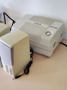 KINYO Multimedia 3-Piece Speaker System.  L+R speakers work, subwoofer not work - Picture 1 of 10