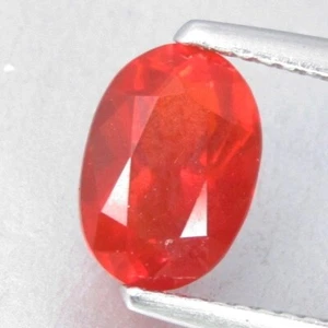 1.10Cts Marvelous Natural Mexican Fire Opal Nice Oval Shape Loose Gemstone - Picture 1 of 4