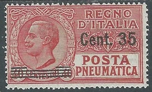 1927 REGNO POSTA PNEUMATICA SOPRASTAMPATO 35 SU 40 CENT MH * - RC19-4 - Picture 1 of 1
