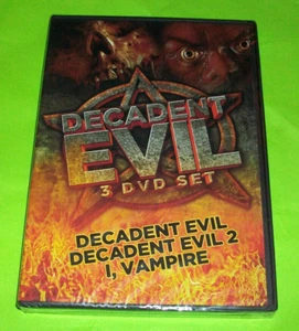⭐NEW⭐ DECADENT EVIL 3X DVD SET DECADENT EVIL / 2 / I, VAMPIRE - Picture 1 of 1