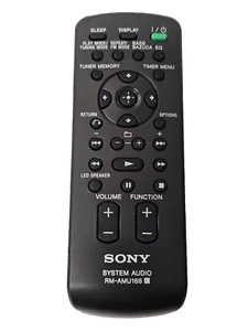 New Genuine Sony RM-AMU166 GTK-X1BT Audio HI-FI Remote - Picture 1 of 4