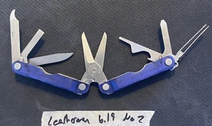 Leatherman Micra Pats Pend Multi-Tool, Messer, Schere, Schlüsselring BLAUE HÜLLE! Nr. 2 - Bild 1 von 4