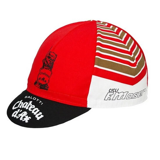CHATEAU D'AX RETRO VINTAGE CYCLING TEAM SUMMER MADE ITALY BIKE HAT CAP - Image 1 of 1