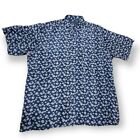 Andrew Fezza New York 100% Silk Floral Daisy Shirt Large