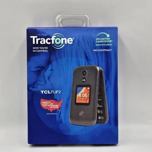 TCL Go Flip 2 Locked To Tracfone 16GB Senior Flip Phone Brand New - Picture 1 of 3