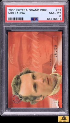 2005 Futera Grand Prix Niki Lauda #33 PSA 8 NM-MT - Image 1 of 3
