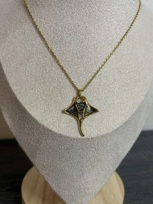 NOVO Colar Abalone Shell Stingray Feito à Mão | Impermeável e Resistente a Manchas - Imagem 1 de 4