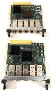 Lot of 2 Cisco SPA-5X1GE-V2 5-Port Gigabit Ethernet Shared Port Adapter - Picture 1 of 8