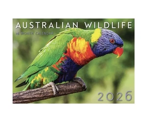 2026 Calendar Australian Wildlife 16-Month Horizontal Wall, Design Group CAL2601 - Picture 1 of 1