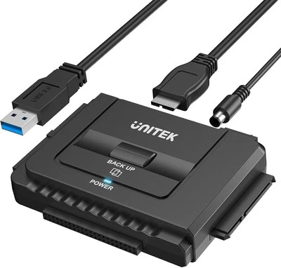 Unitek USB 3.0 to IDE and SATA Converter External Type-A Hard Drive Adapter  - Image 1 of 4