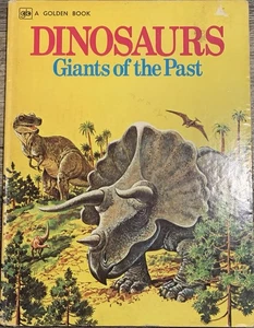RARE! HB 7th Ed. A Big Golden Book Dinosaurs Giants Of The Past 1978 ACCEPTABLE! - Picture 1 of 9