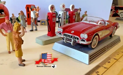 1/43 Danbury Mint 1959 CORVETTE Red Convertible 50th Anniversary Series C9.9 VNM - Image 1 of 4