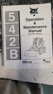 BOBCAT 542B SKID STEER OPERATION & MAINTENANCE MANUAL 6720358 8/96 - Picture 1 of 6