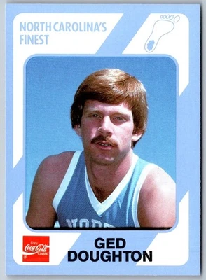 1989 Collegiate Collection North Carolina's Finest Ged Doughton Basketball Card - Image 1 of 2