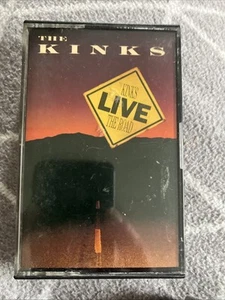 The Kinks " Live The Road" Cassette Tape - Picture 1 of 1