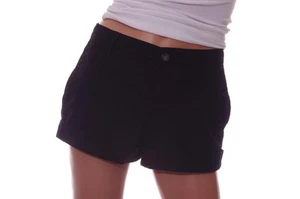 Old Navy Womens 3 1/2 inch Perfect Shorts Gray Silver Khaki Black Size 0 NEW - Picture 1 of 8